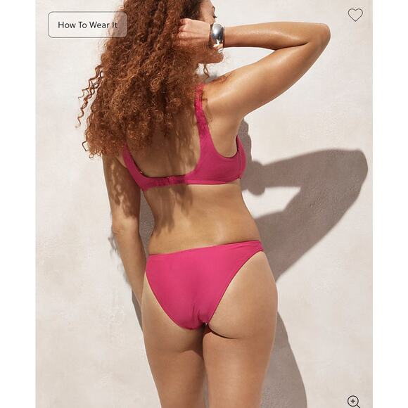 J. Crew Heritage 1989 High-Leg Bikini Bottom - Picture 1 of 8